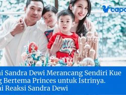 Suami Sandra Dewi Merancang Sendiri Kue Ulang Bertema Princes untuk Istrinya. Begini Reaksi Sandra Dewi