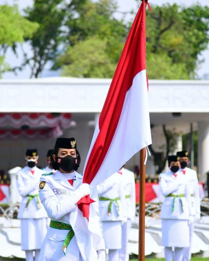 Presiden Joko Widodo Kukuhkan 68 Paskibraka Nasional 2022. Berikut Daftar Namanya