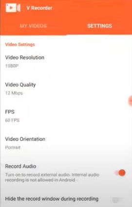  V Recorder Screen Recorder With Audio And Editor