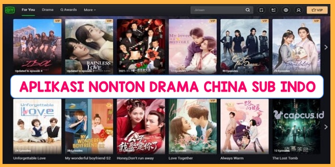 aplikasi nonton drama China sub indo terlengkap