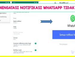 Cara mengatasi Notifikasi whatsapp tidak bunyi