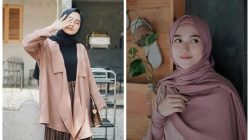 gaya foto aesthetic hijab dirumah mode 1