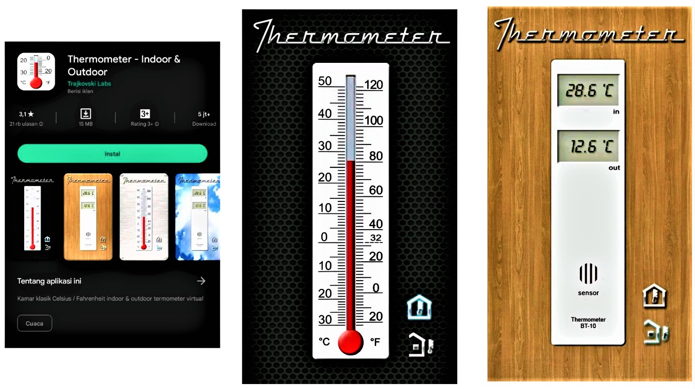 Thermometer - Indoor & Outdoor 