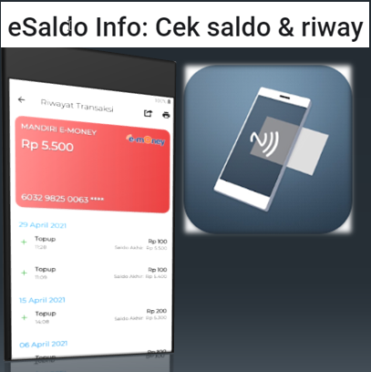 aplikasi eSaldo Info Cek saldo & riwayat