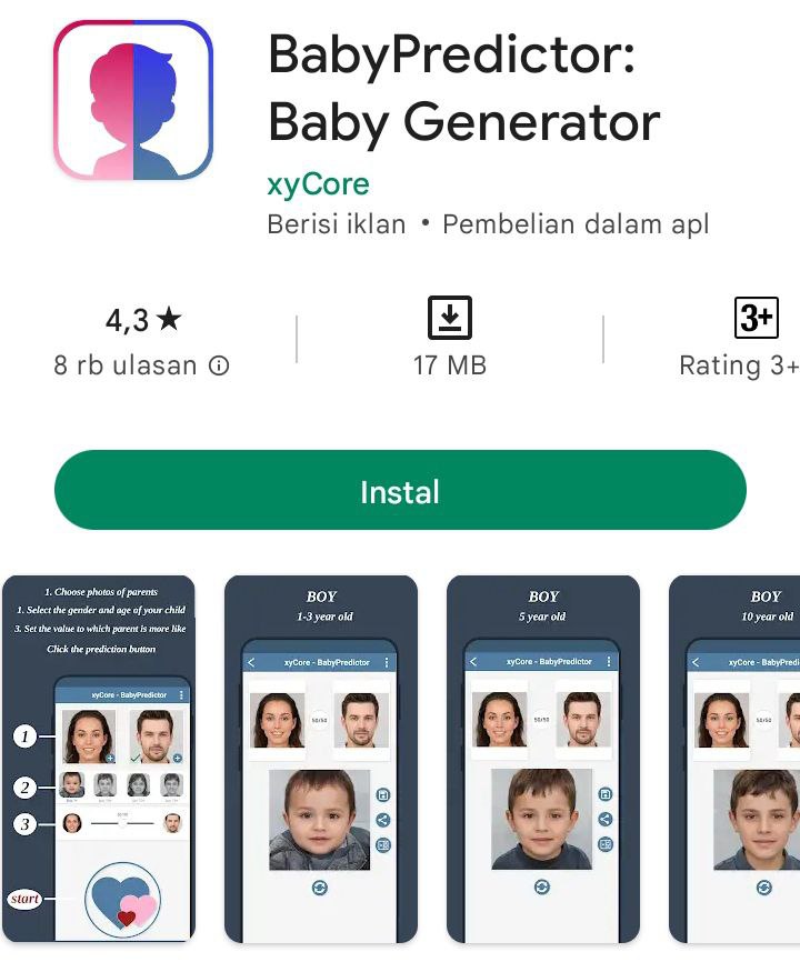 Aplikasi BabyPredictor