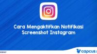 Cara Mengaktifkan Notifikasi Screenshot Instagram