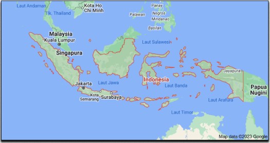 Gambar Simple Peta Indonesia Lengkap
