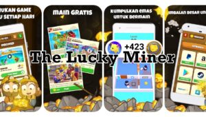 tampilan the lucky miner game