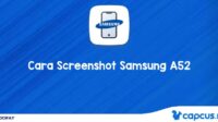 Cara Screenshot Samsung A52