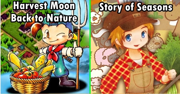 perbedaan story of seasons dan harvest moon back to nature