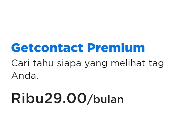 Keuntungan Berlangganan Getcontact Premium